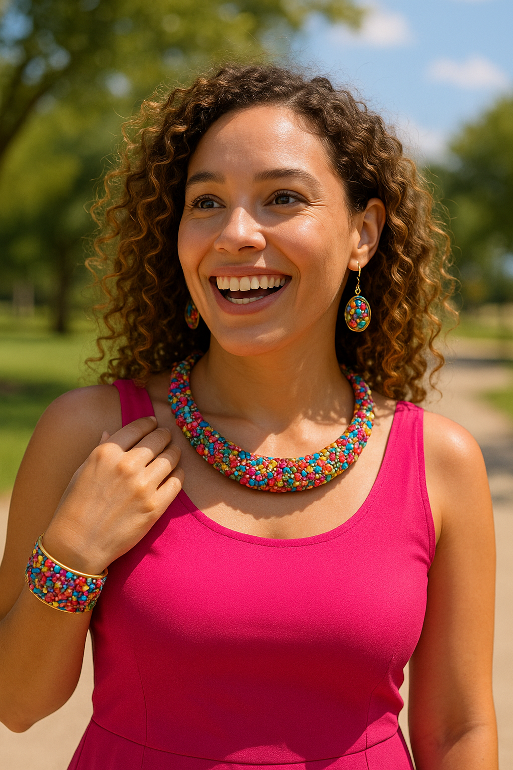 Radiant Gemstone Set