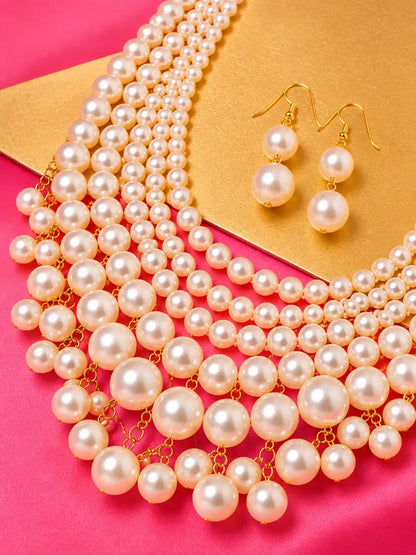 Pearl Tear Drop Set