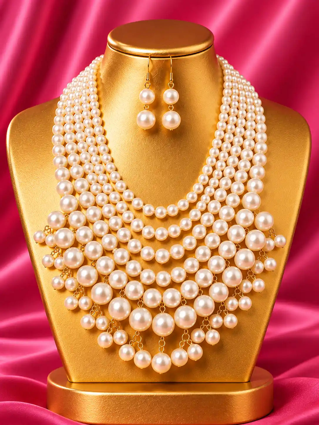 Pearl Tear Drop Set