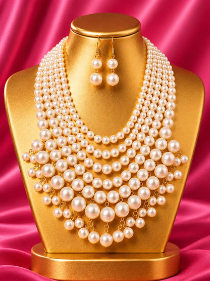 Pearl Tear Drop Set