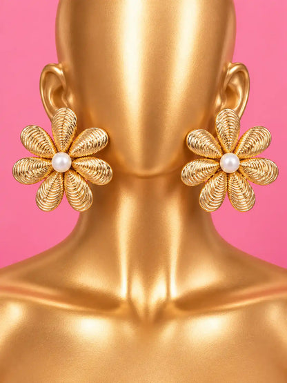 Golden Bloom Earrings