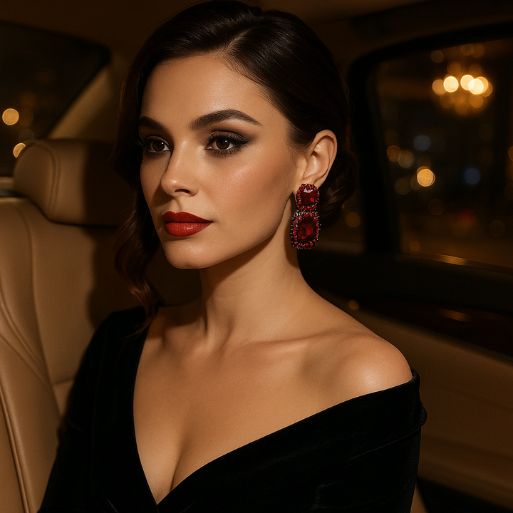 Crimson Majesty Earrings
