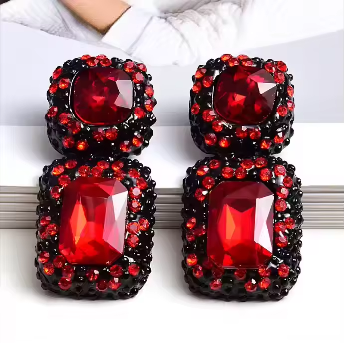 Crimson Majesty Earrings