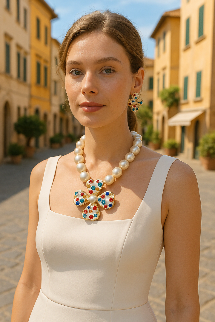 Flower Pearl Set