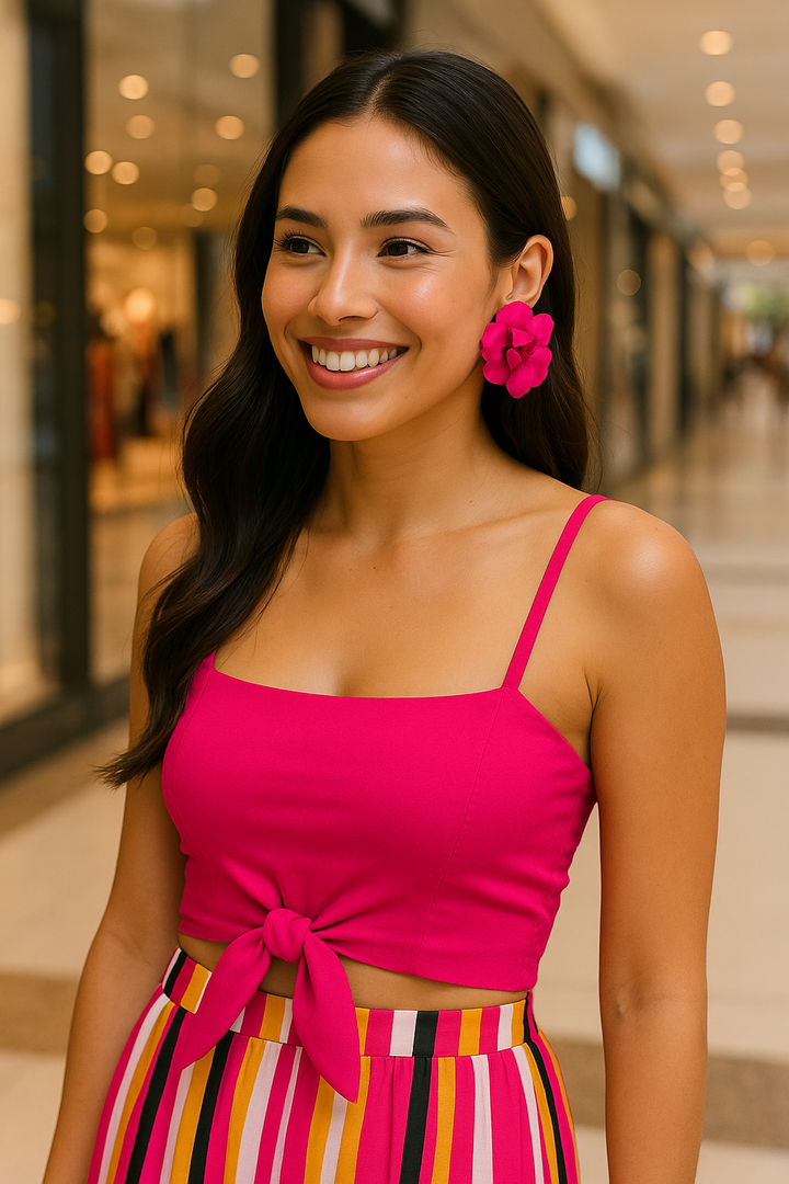 Flamingo Bloom Earrings