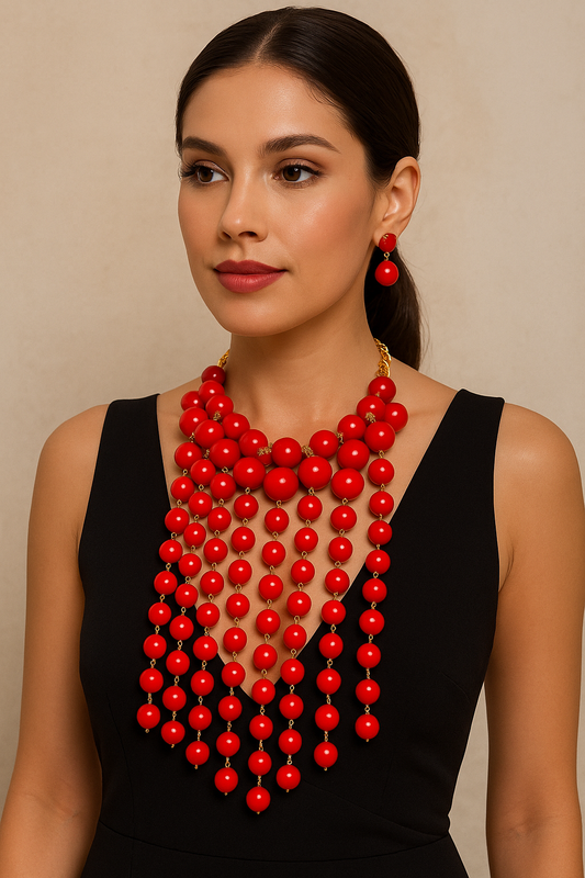Red Hot Pearl Set
