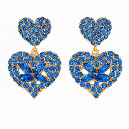 Heart of Sapphire Royale Earrings