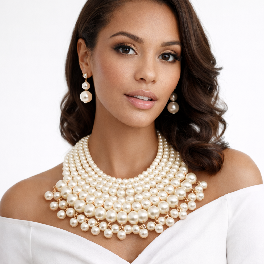 Pearl Tear Drop Set